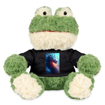 Drache Mystisch Drachen Fantasie Cool - MiniFeet® Frosch Torge - Schwarz - Vorne