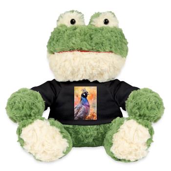 Wachtel Vogel Wachteln Watercolor - MiniFeet® Frosch Torge - Schwarz - Vorne