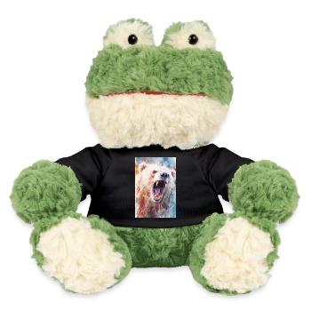 Eisbär Eisbären Tier Nordpol Watercolors - MiniFeet® Frosch Torge - Schwarz - Vorne