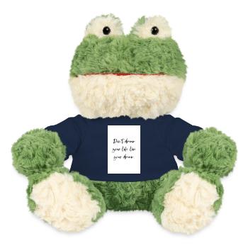 Dont dream your life live your dream Poster - MiniFeet® Frog Torge - french navy - Front