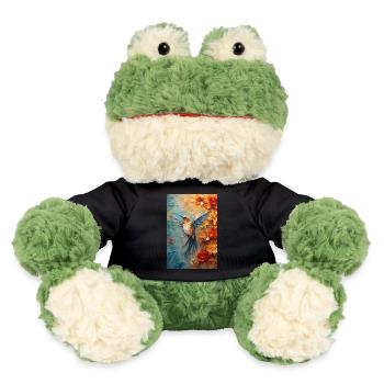 Hummingbird Hummingbird Bird Hummingbird Animal Colorful - MiniFeet® Frog Torge - black - Front