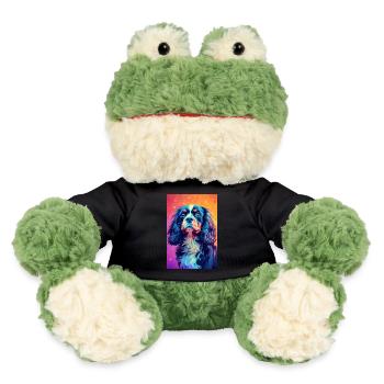Charles Spaniel Hund Chien - Grenouille Torge MiniFeet® - noir - Devant