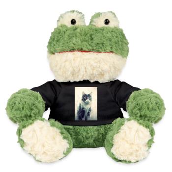 Chat Chat Amoureux Chaton Propriétaire Chaton - Grenouille Torge MiniFeet® - noir - Devant