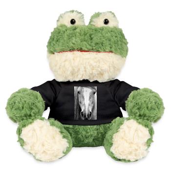 Pferd Pferde Reiten Pferdereiten Sprungreiten - MiniFeet® Frosch Torge - Schwarz - Vorne