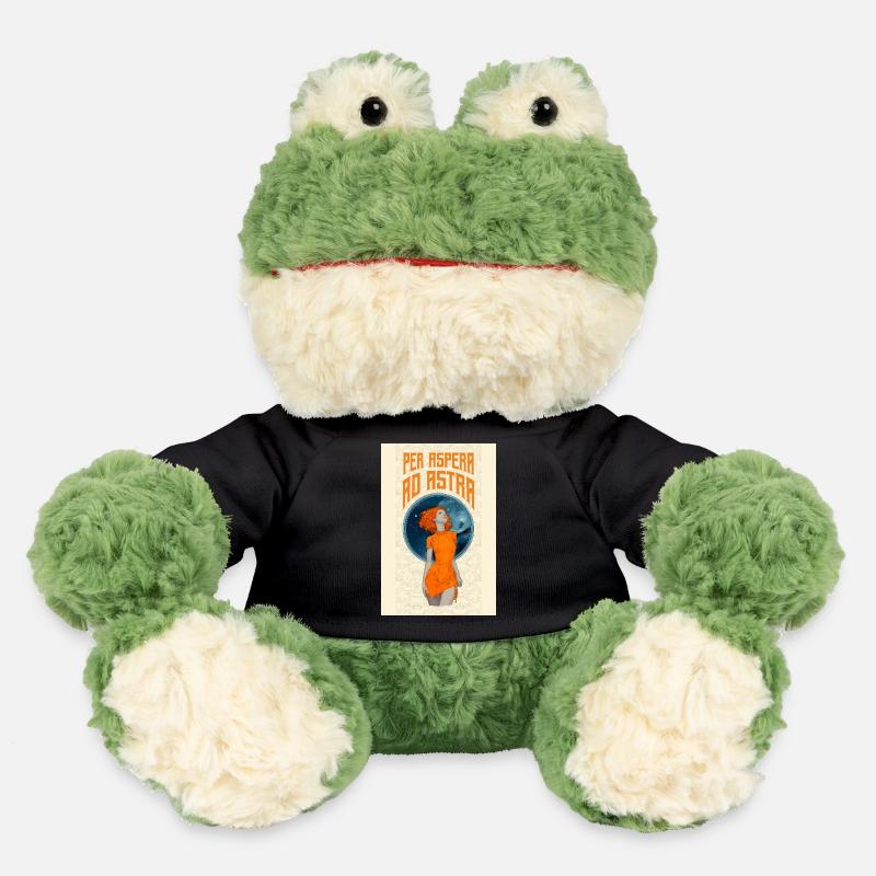 Astro-Girl dans un style rétro - Per Aspera ad Astra - Grenouille Torge MiniFeet® - noir