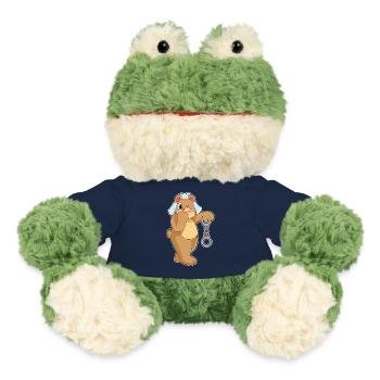 Bear Bride Handcuffs Wedding - MiniFeet® Frog Torge - french navy - Front