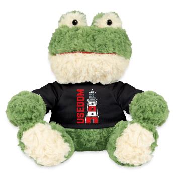 Island USEDOM BALTIC SEA Holiday Lighthouse Funny - MiniFeet® Frog Torge - black - Front
