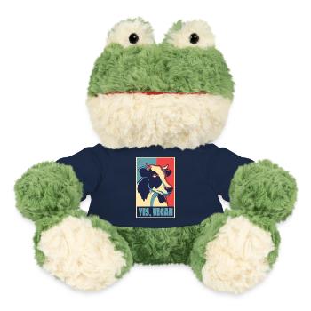 Yes Vegan Shirt - MiniFeet® Frosch Torge - French Navy - Vorne