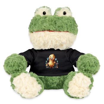 Erdnuss Blumen Natur Naturliebhaber - MiniFeet® Frosch Torge - Schwarz - Vorne