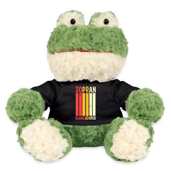 Chor - Sopran Klangkörper - MiniFeet® Frosch Torge - Schwarz - Vorne