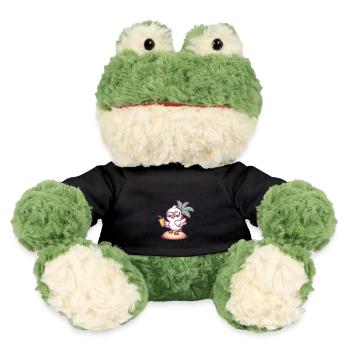 Dove Bird Summer Beach Comic - MiniFeet® Frog Torge - black - Front