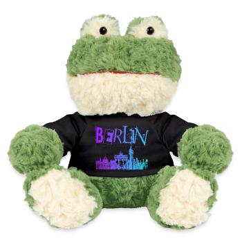 Berlin Skyline Panorama - MiniFeet® Frosch Torge - Schwarz - Vorne