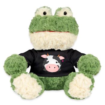 Vache mignonne pour les amoureux des animaux et les amateurs de ferme - Grenouille Torge MiniFeet® - noir - Devant