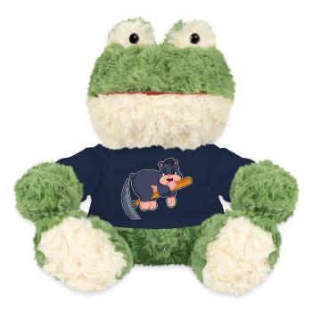 Maulwurf Bergarbeiter Spitzhacke Bergbau - MiniFeet® Frosch Torge - French Navy - Vorne