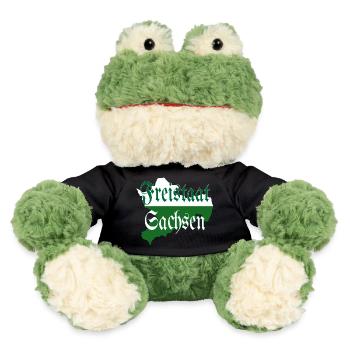Free State of Saxony green white - MiniFeet® Frog Torge - black - Front