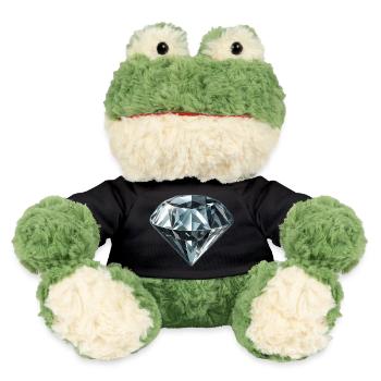 Kostbarer Diamant Edelstein - MiniFeet® Frosch Torge - Schwarz - Vorne