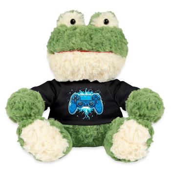 Gaming Controller Blitze Gamer Konsole Geschenk - MiniFeet® Frosch Torge - Schwarz - Vorne