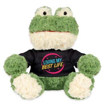 Mein bestes Leben leben – Erfolgs-Mindset Pink - MiniFeet® Frosch Torge - Schwarz - Vorne