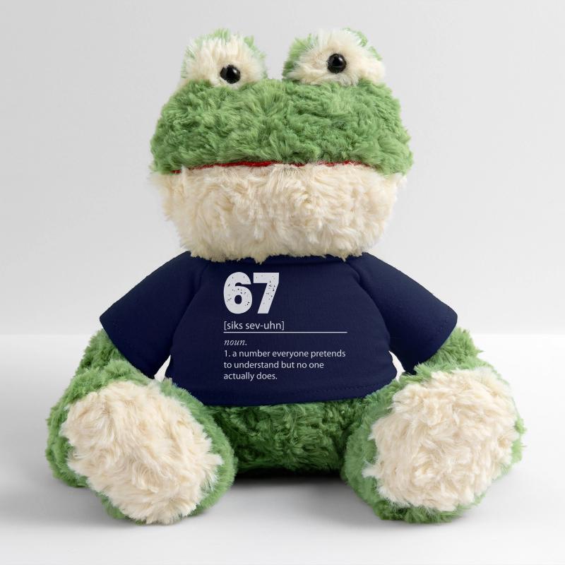67 - Siebenundsechzig Nummer 67 Meme Sechs Sieben. MiniFeet® Frosch Torge