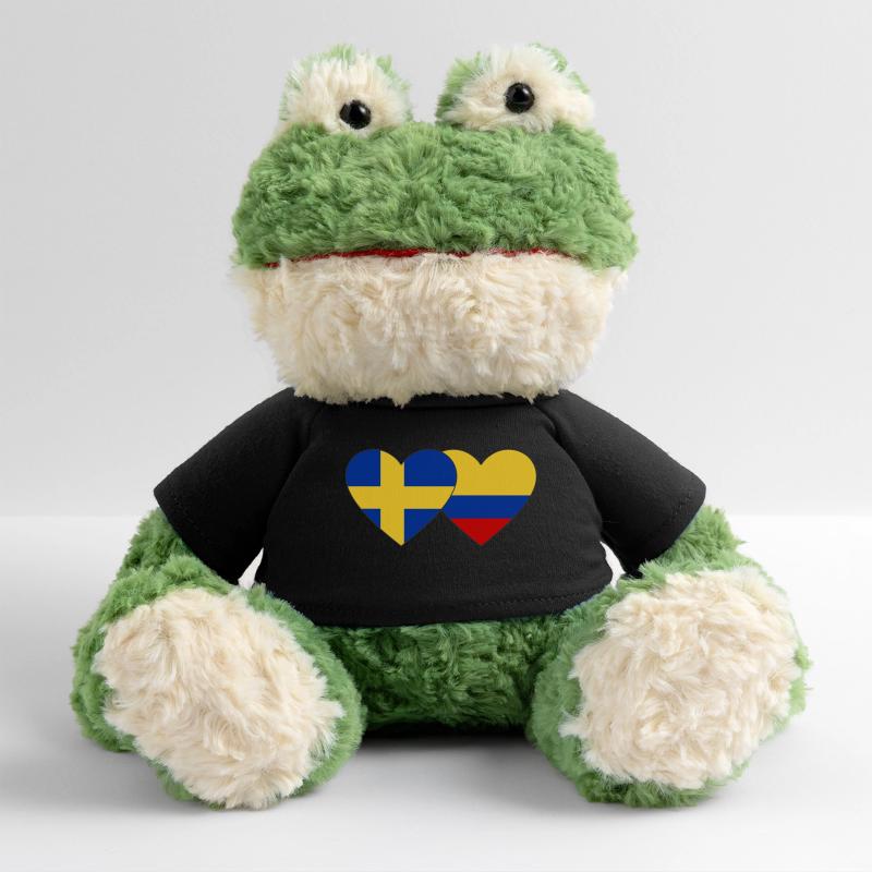 Suède Colombie Drapeau Coeur Grenouille Torge MiniFeet®