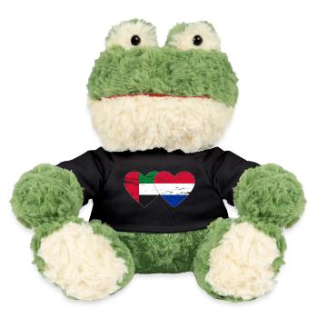 Émirats arabes unis Hollande Drapeau Coeur - Grenouille Torge MiniFeet® - noir - Devant