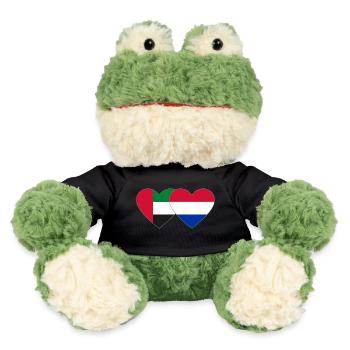 Émirats arabes unis Hollande Drapeau Coeur - Grenouille Torge MiniFeet® - noir - Devant