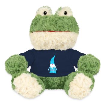 Wichtel Strickmuster Weihnachten Winter Skandi - MiniFeet® Frosch Torge - French Navy - Vorne