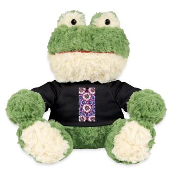 Bunte Blumen - MiniFeet® Frosch Torge - Schwarz - Vorne