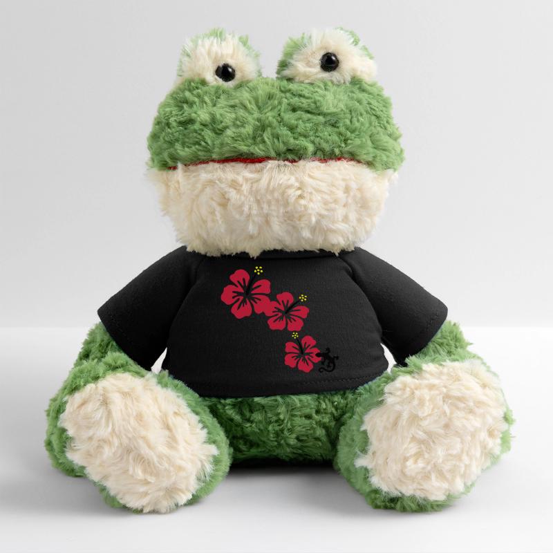Hibiscus avec GECKO Grenouille Torge MiniFeet®