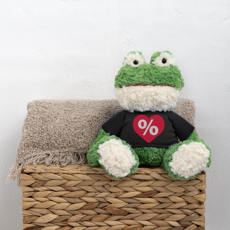 Prozent Herz MiniFeet® Frosch Torge