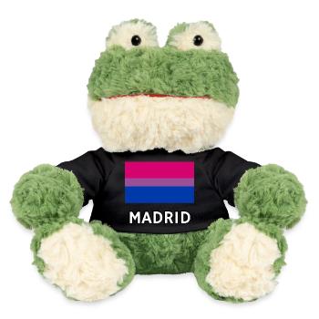 Bi Pride Flagge Madrid - MiniFeet® Frosch Torge - Schwarz - Vorne