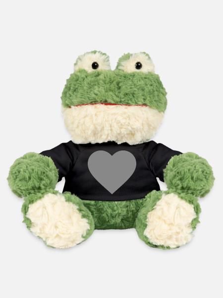 the gray heart - MiniFeet® Frosch Torge - Schwarz