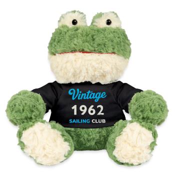 Vintage 1962 – Sailing Club Retro Birth Year - MiniFeet® Frog Torge - black - Front