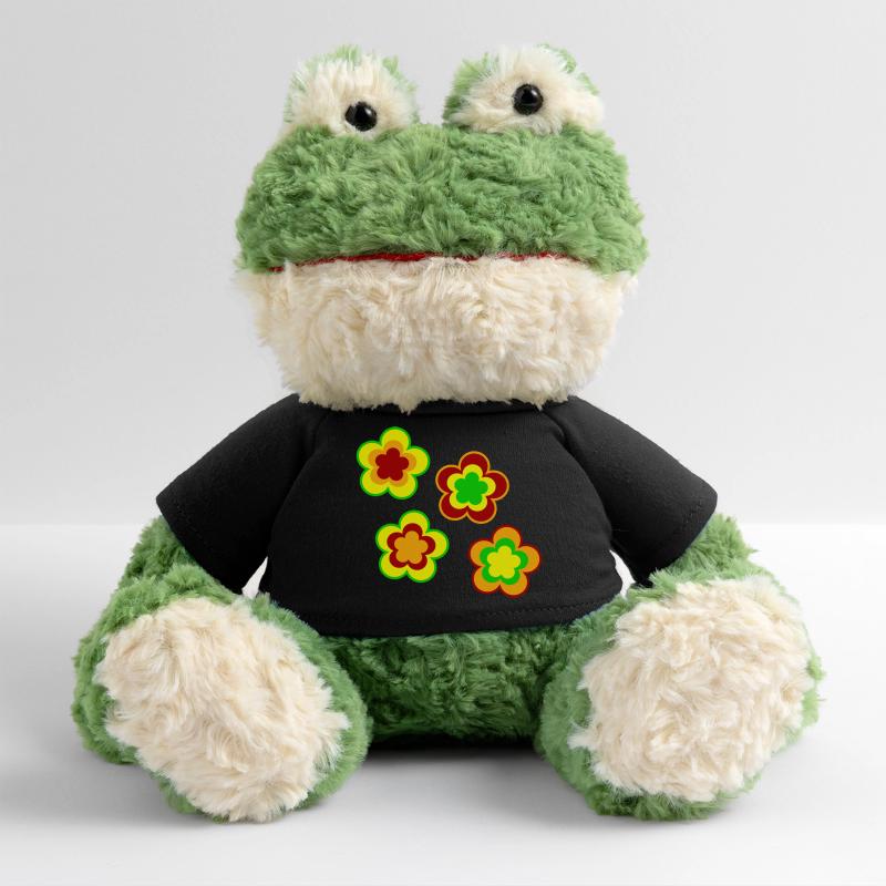 70s Flower Pattern MiniFeet® Frog Torge
