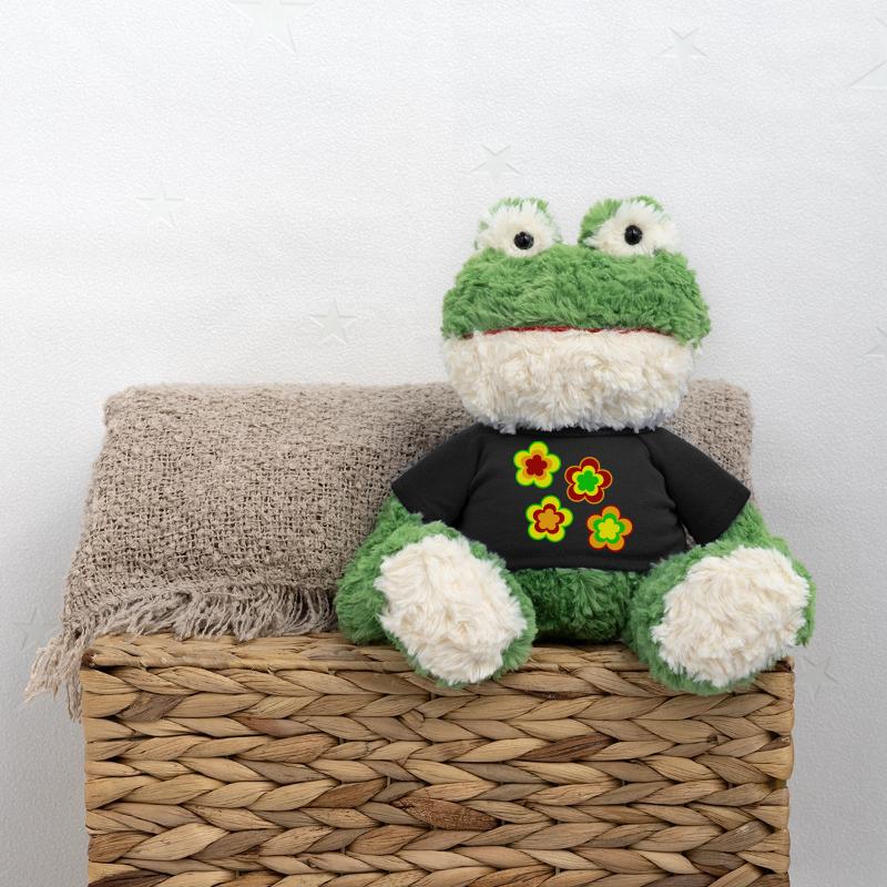 70s Flower Pattern MiniFeet® Frog Torge