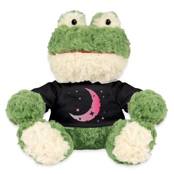 Mond und Sterne - MiniFeet® Frosch Torge - Schwarz - Vorne