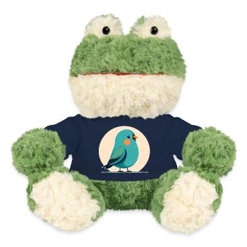 Kleiner grün-blauer Vogel - MiniFeet® Frosch Torge - French Navy - Vorne