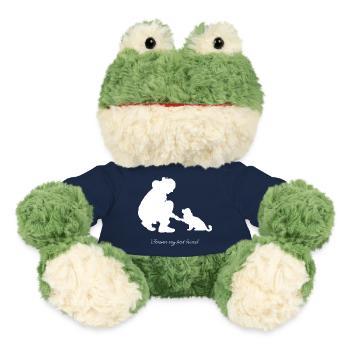 Mon_meilleur_ami_blanc - Grenouille Torge MiniFeet® - bleu marine - Devant