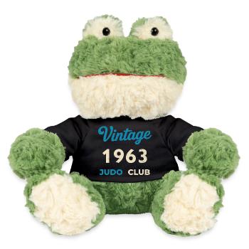 Vintage 1963 Judo Club Retro Birth Year Gift - MiniFeet® Frog Torge - black - Front