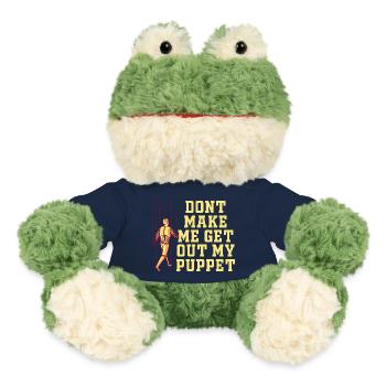 Dont Make Me Get Out My Puppet - MiniFeet® Frog Torge - french navy - Front