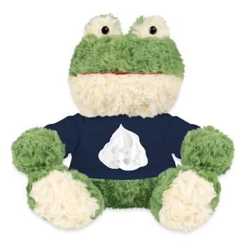snow-white delicious cream hood for garnissing - MiniFeet® Frog Torge - french navy - Front