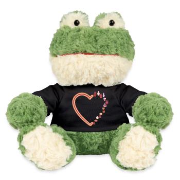 Töpfern Lieben Herz Vasen Kunst - MiniFeet® Frosch Torge - Schwarz - Vorne
