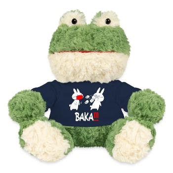Baka Rabbit Slap Anime Funny Japanese Otaku - MiniFeet® Frog Torge - french navy - Front