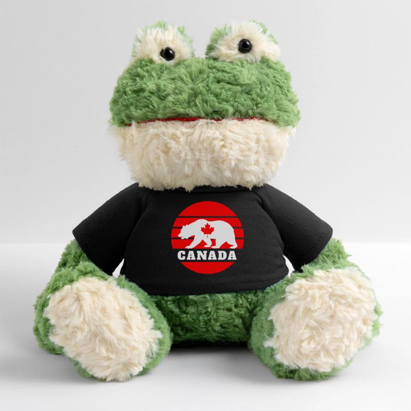 Canada Bear with Maple Leaf / Gift North America MiniFeet® Frog Torge