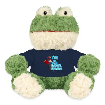 Programmeur cadeau informatique - Grenouille Torge MiniFeet® - bleu marine - Devant