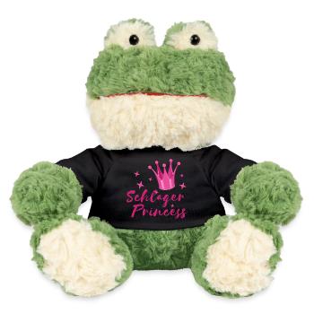 Schlager Prinzessin Volksmusik Schlagerfan Krone - MiniFeet® Frosch Torge - Schwarz - Vorne