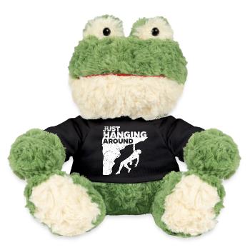 Rock climbing Mountaineering Boulder climbing Funny - MiniFeet® Frog Torge - black - Front