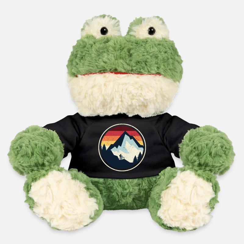Sunset Peak MTB Silhouette - MiniFeet® Frog Torge - black