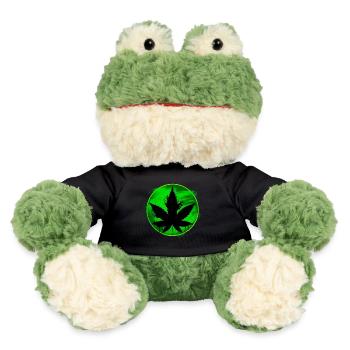 feuille de cannabis - Grenouille Torge MiniFeet® - noir - Devant