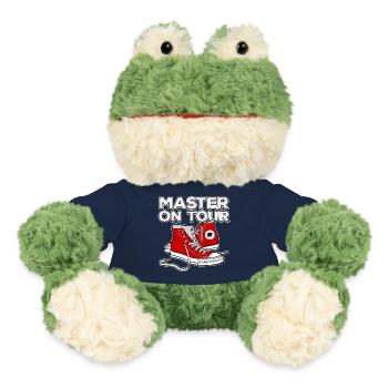 Master university degree graduation diploma funny - MiniFeet® Frog Torge - french navy - Front